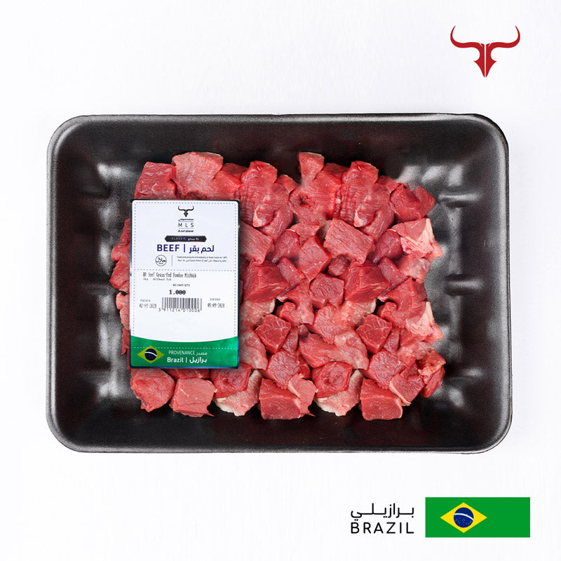 BR Grass-Fed Beef Fondue Mishkak Barbecue Cubes