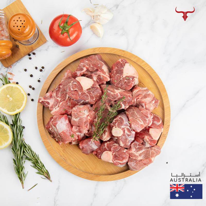 AUS Grass-Fed Bone-in Mutton Cubes - MLS UAE