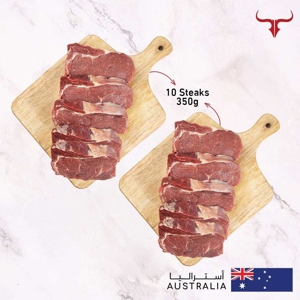 10 steaks offer AUS Grass-Fed Beef Ribeye