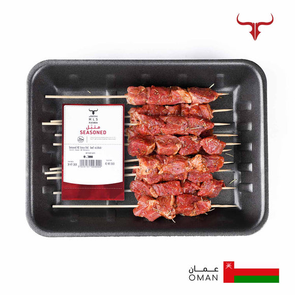 Seasoned NZ Grass-Fed Beef Mishkak Barbecue Cubes Skewers