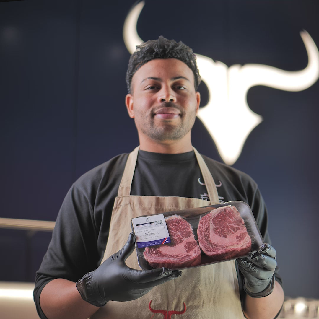 2 steaks offer AUS Wagyu Beef Ribeye Steak MB 6/7
