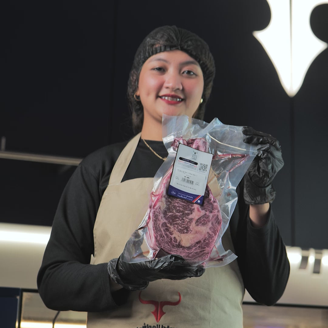 AUS Wagyu Beef Bone-in Ribeye Steak MB 4/5 x 1