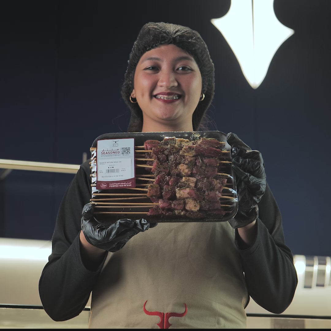Seasoned AUS Lamb Mishkak Barbecue Cubes Skewers