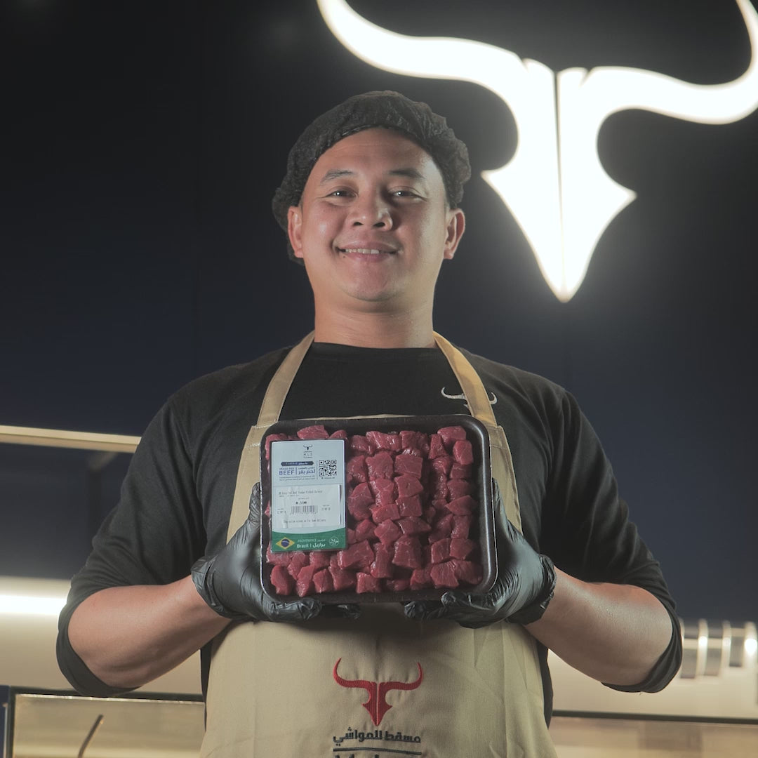 BR Grass-Fed Beef Fondue Mishkak Barbecue Cubes