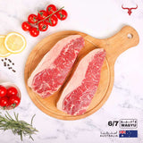 2 steaks offer AUS Wagyu Beef Striploin Steak MB 6/7